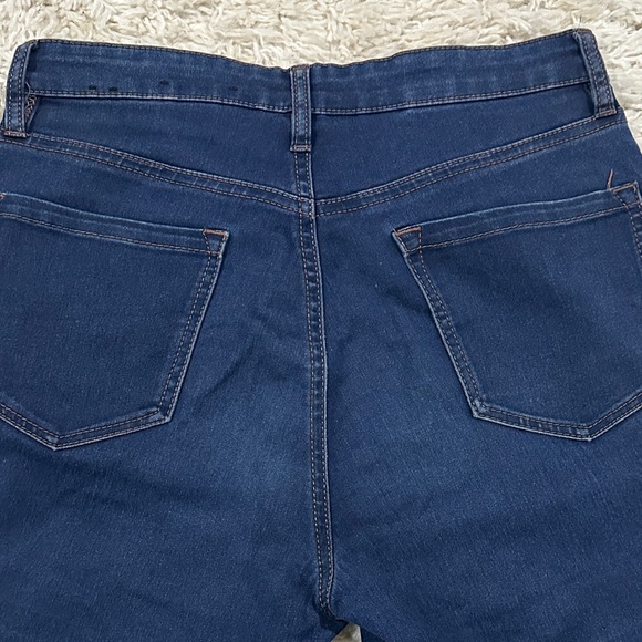 Women’s R Jeans High Rise Dark Blue Stretch Denim Jeans - Picture 7 of 10